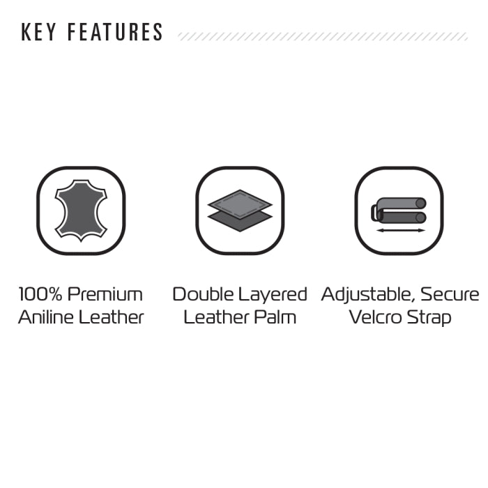 Oxford Holton Ladies Leather Motorcycle Gloves Brown