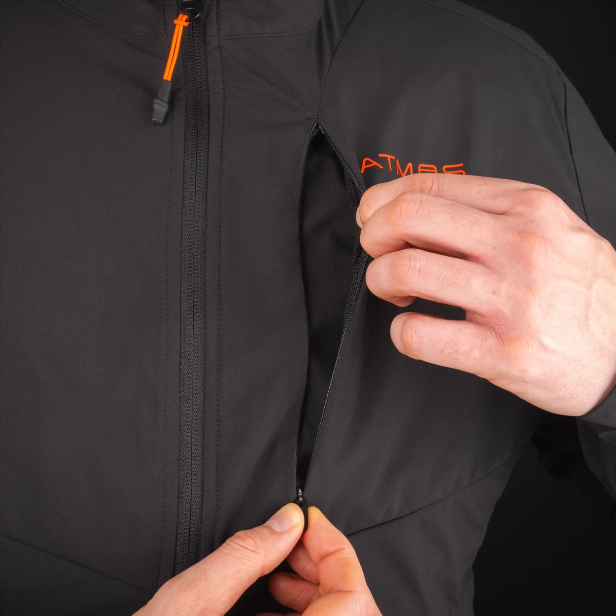 Oxford Atmos Exo Windproof Mid Layer Jacket Black