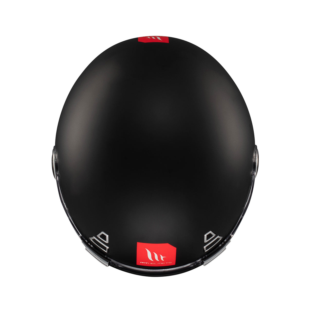 MT Jarama SV Plain Motorcycle Helmet Black