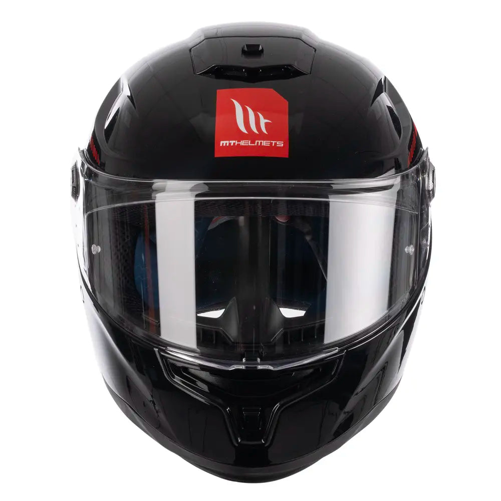 MT Hummer S Motorcycle Full Face Helmet with DD ring Black