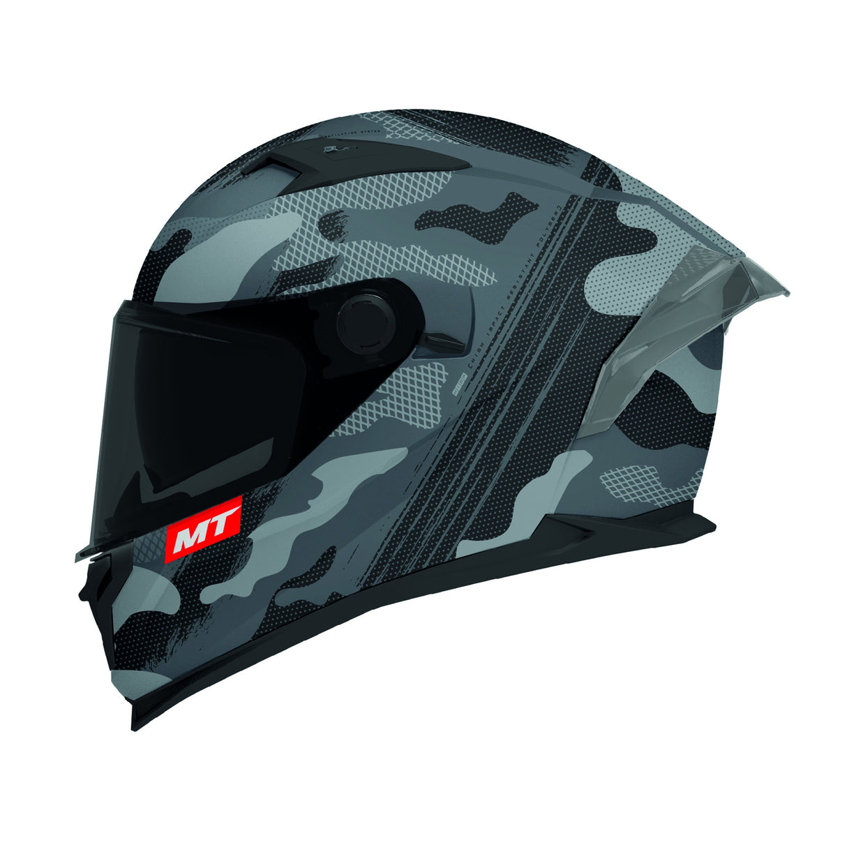 MT Braker Crossover Motorcycle Helmet - Grey