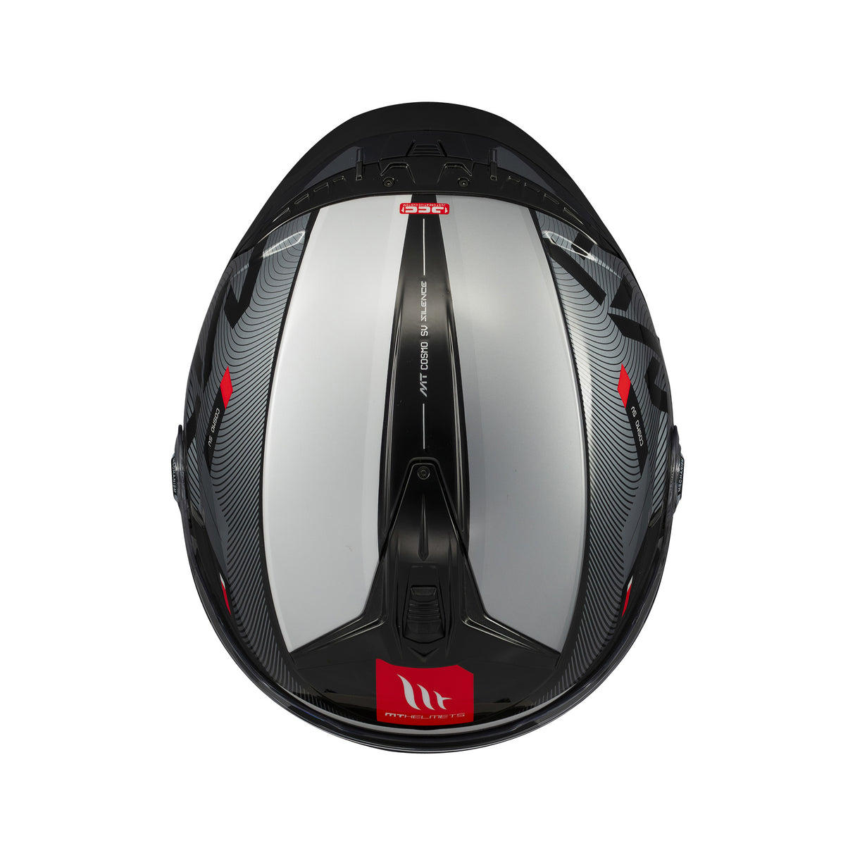 MT Cosmo Silence Motorcycle Open Face Helmet - Black