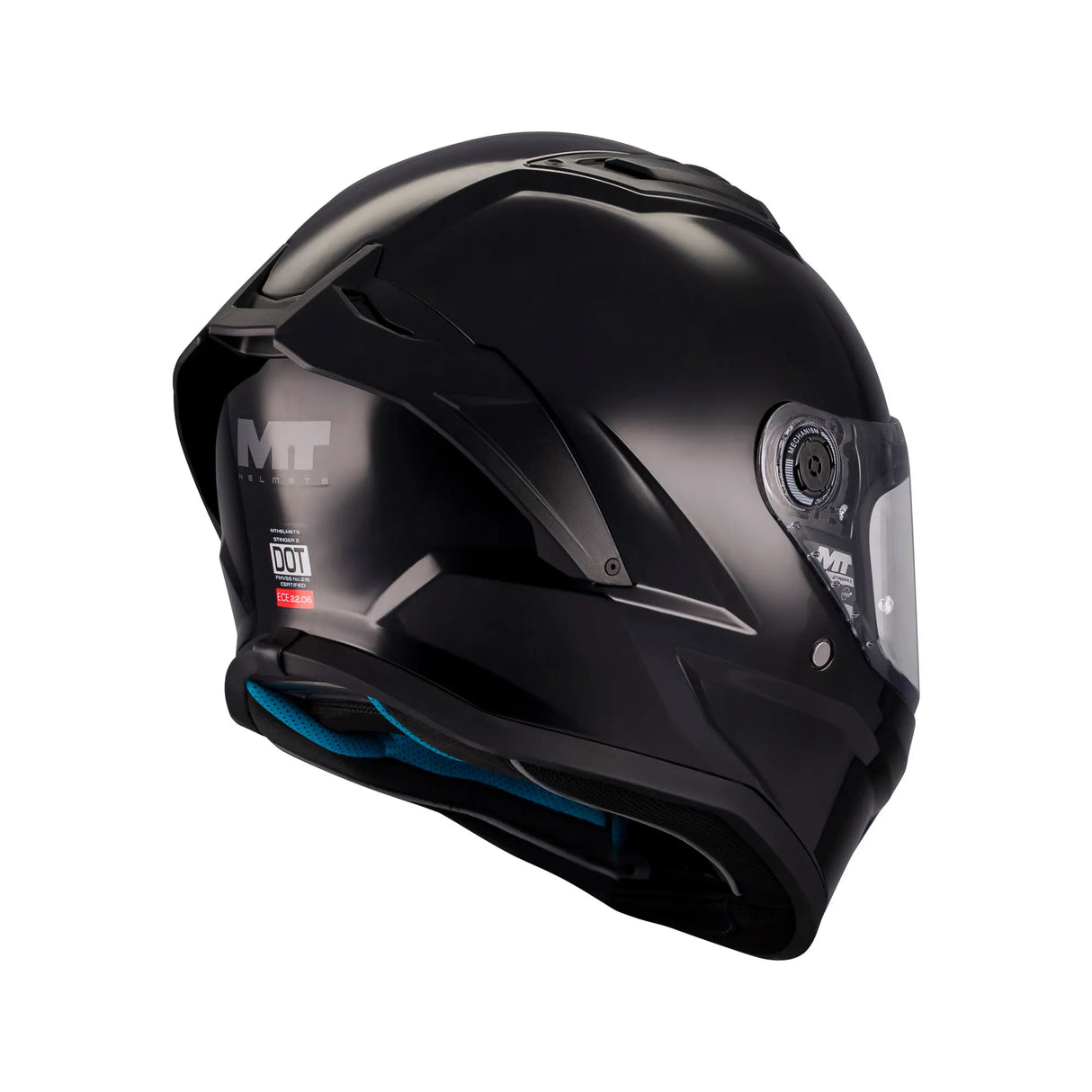 Kids MT Stinger 2 Youth Pure Matt Black Motorcycle Helmet
