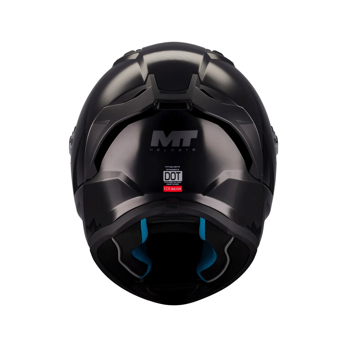 Kids MT Stinger 2 Youth Pure Matt Black Motorcycle Helmet