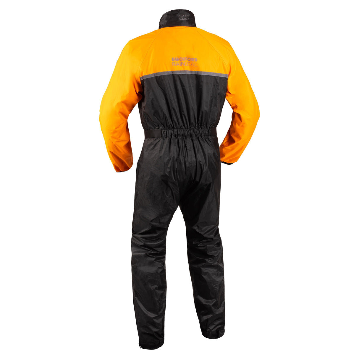 Oxford Rainseal Motorcycle Waterproof Oversuit - Black Orange