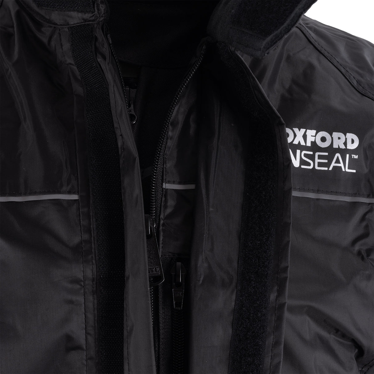 Oxford Rainseal Thermal Motorcycle Over Jacket Waterproof Black