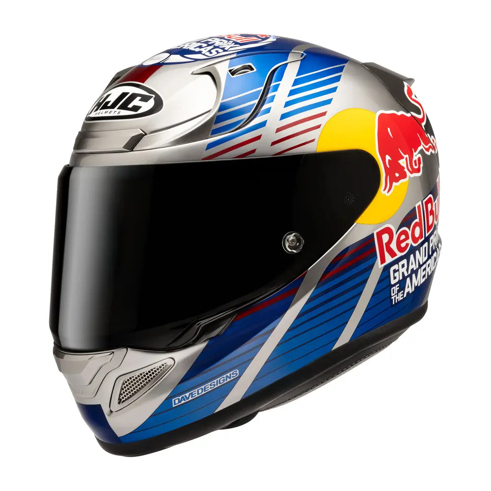 HJC RPHA 12 Red Bull Austin GP2 Motorcycle Full Face Helmet