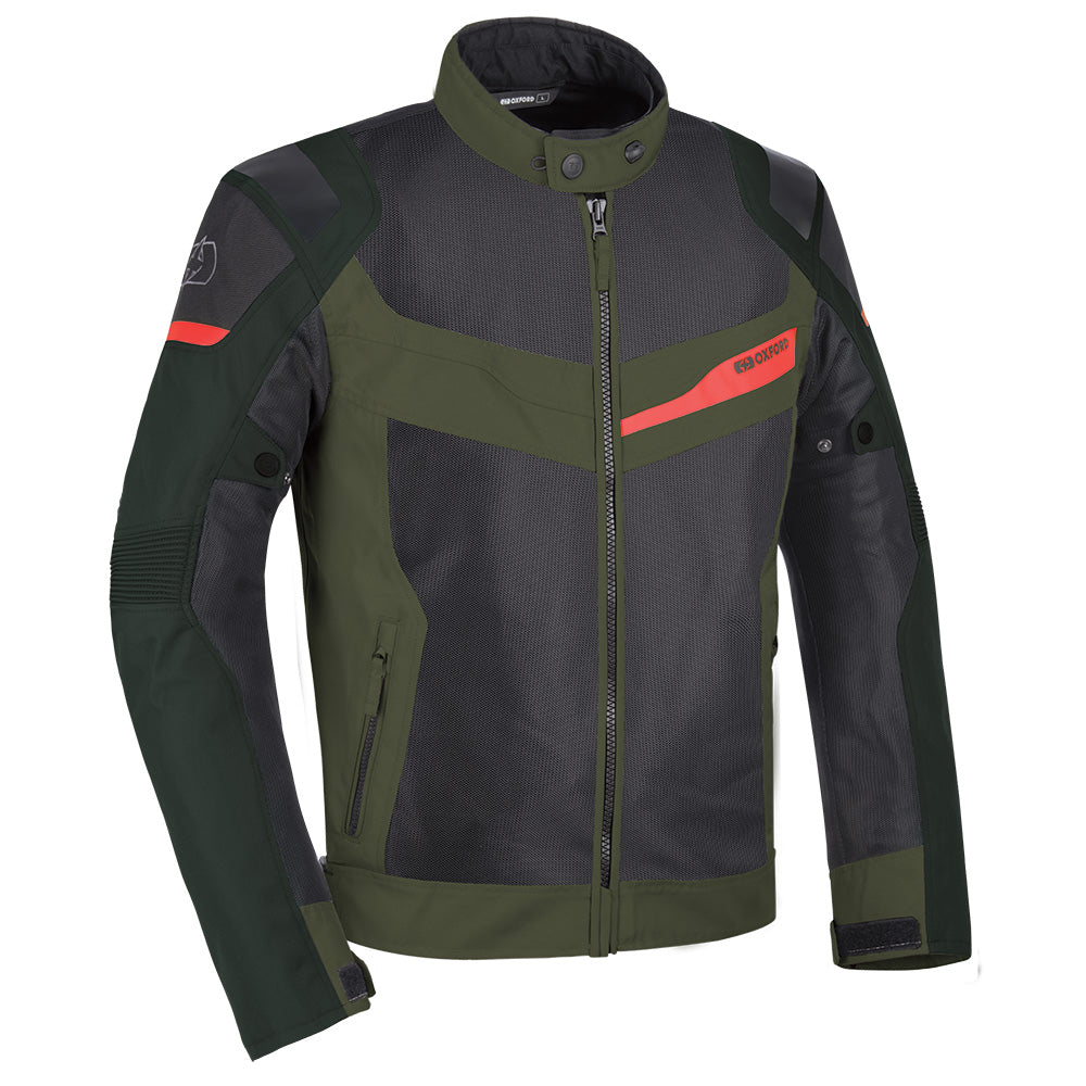 Oxford Dakar Dry2Dry Air Men's Motorcycle Armoured Jacket Green