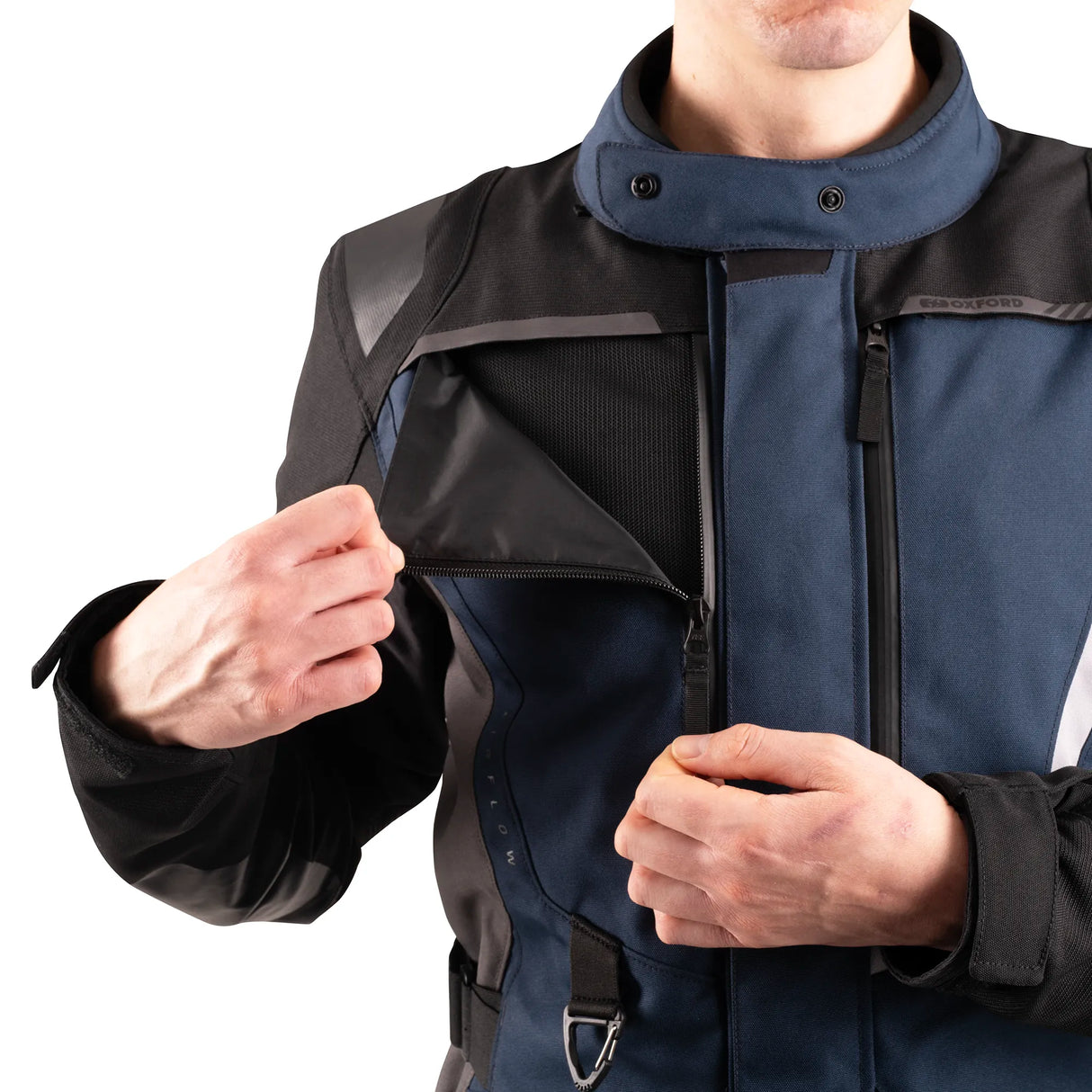 Oxford Montreal 5.0 Dry2Dry Men's Motorcycle Jacket Blue / Black