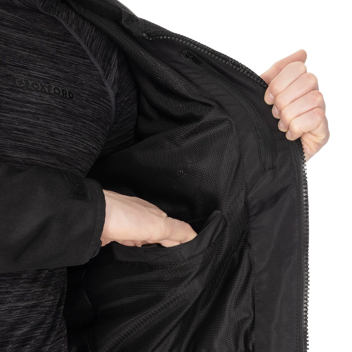 Oxford Omega 1.0 Air Men‘s Motorcycle Mesh Jacket - Black/Camo