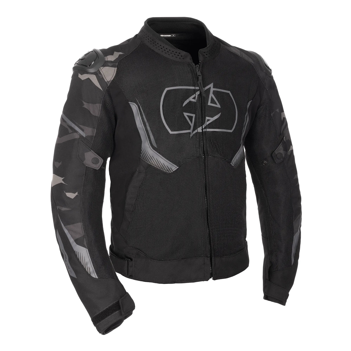 Oxford Omega 1.0 Air Men‘s Motorcycle Mesh Jacket - Black/Camo