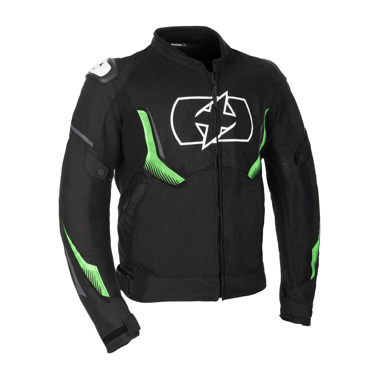 Oxford Omega 1.0 Air Men‘s Motorcycle Mesh Jacket - Black/Green