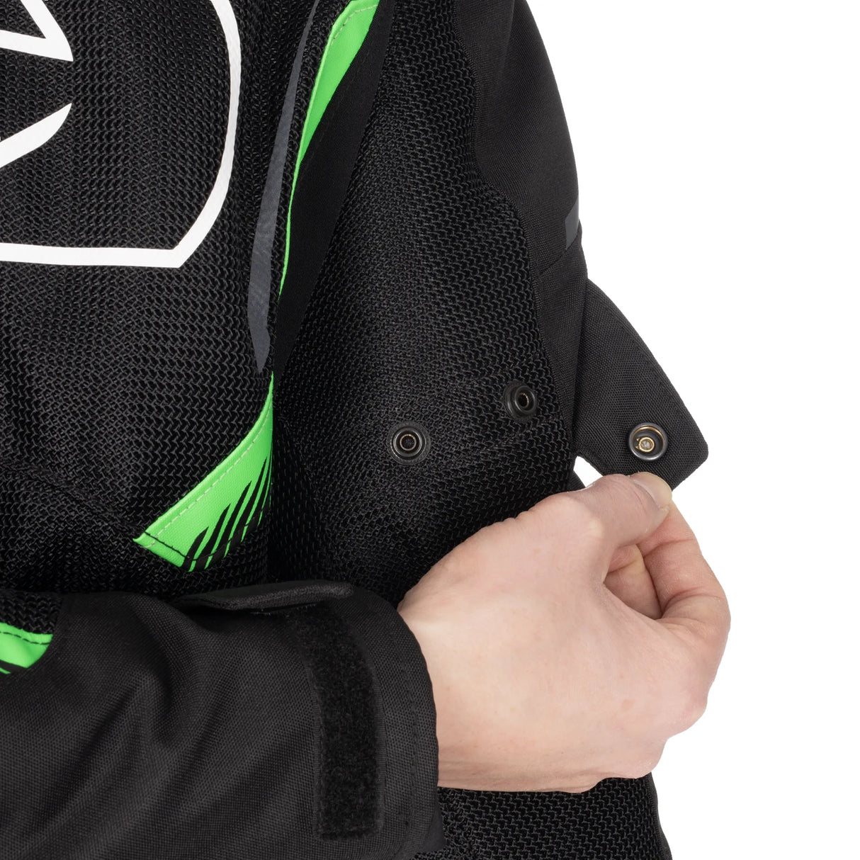Oxford Omega 1.0 Air Men‘s Motorcycle Mesh Jacket - Black/Green