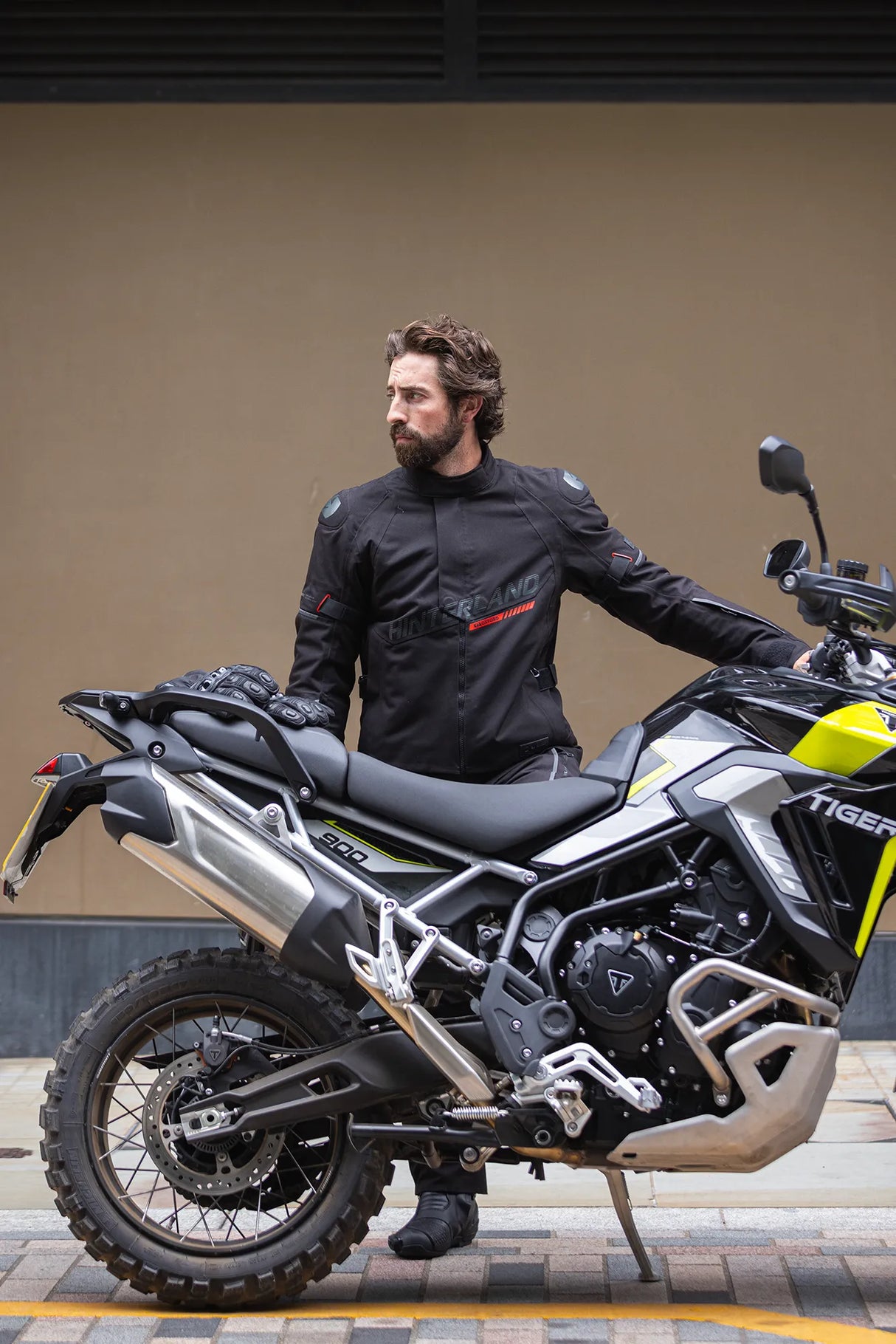 Oxford Hinterland 2.0 Dry2Dry Trilaminate Men’s Motorcycle Jacket - Black