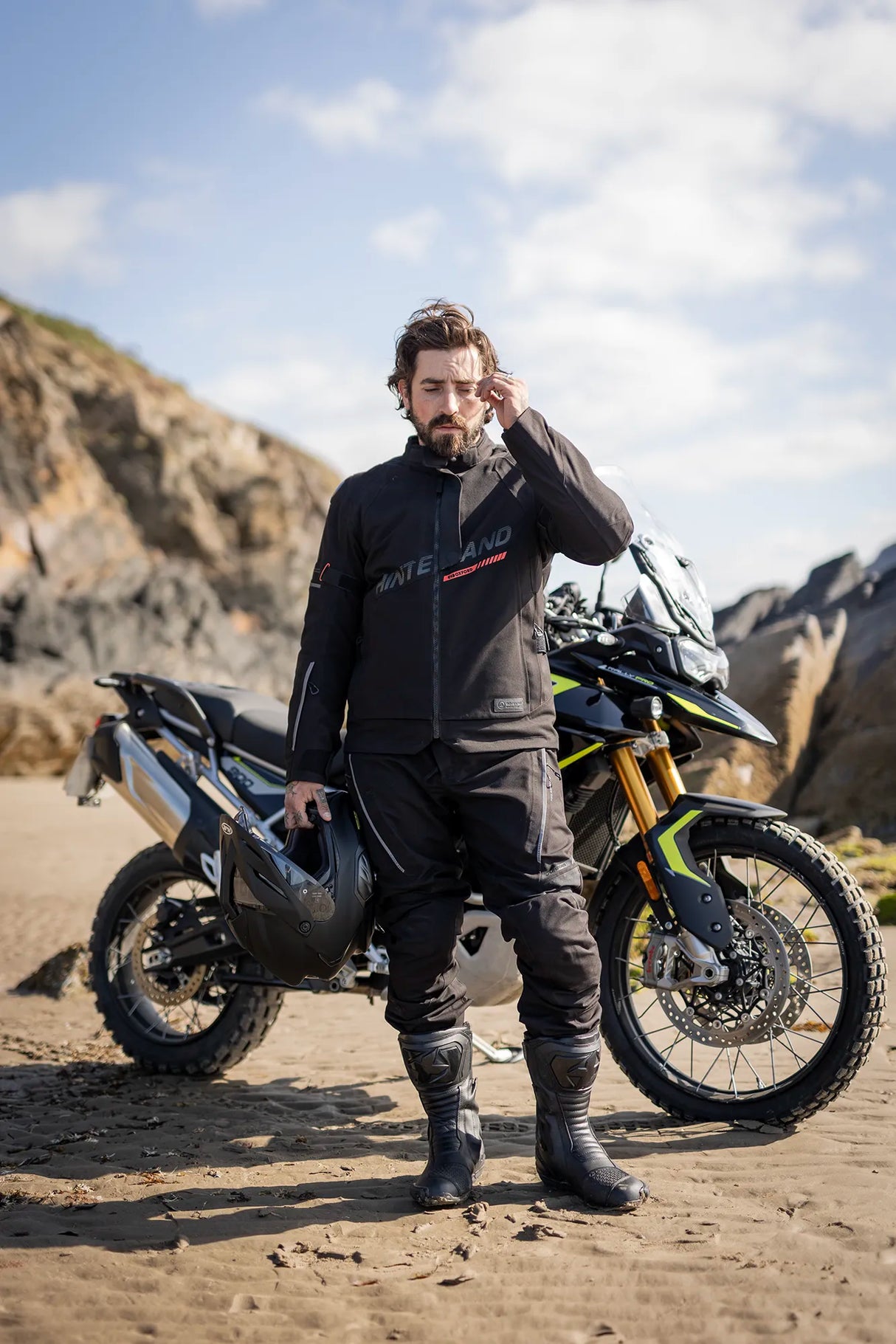 Oxford Hinterland 2.0 Dry2Dry Trilaminate Men’s Motorcycle Jacket - Black