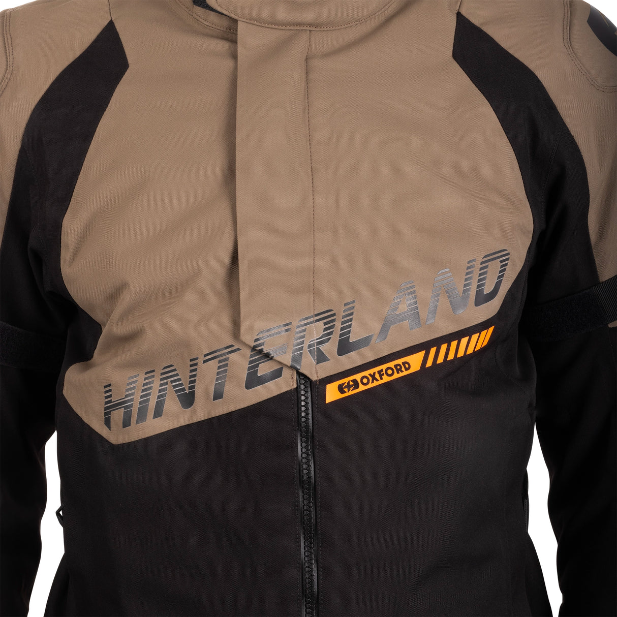 Oxford Hinterland 2.0 Dry2Dry Trilaminate Men’s Motorcycle Jacket - Black Desert Orange