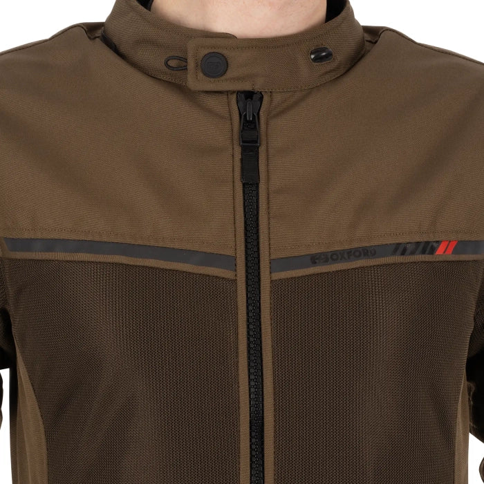 Oxford Arizona 2.0 Air Men's Mesh Motorcycle Jacket Brown