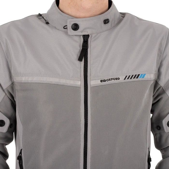 Oxford Arizona 2.0 Air Men's Mesh Motorcycle Jacket Grey