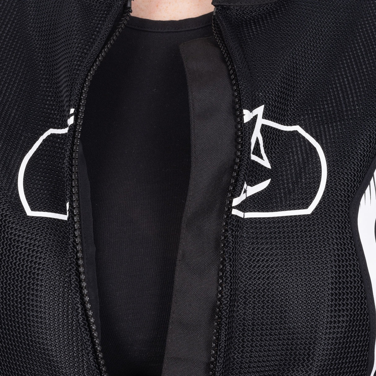 Oxford Omega 1.0 Air Ladies Motorcycle Mesh Jacket - Black/White