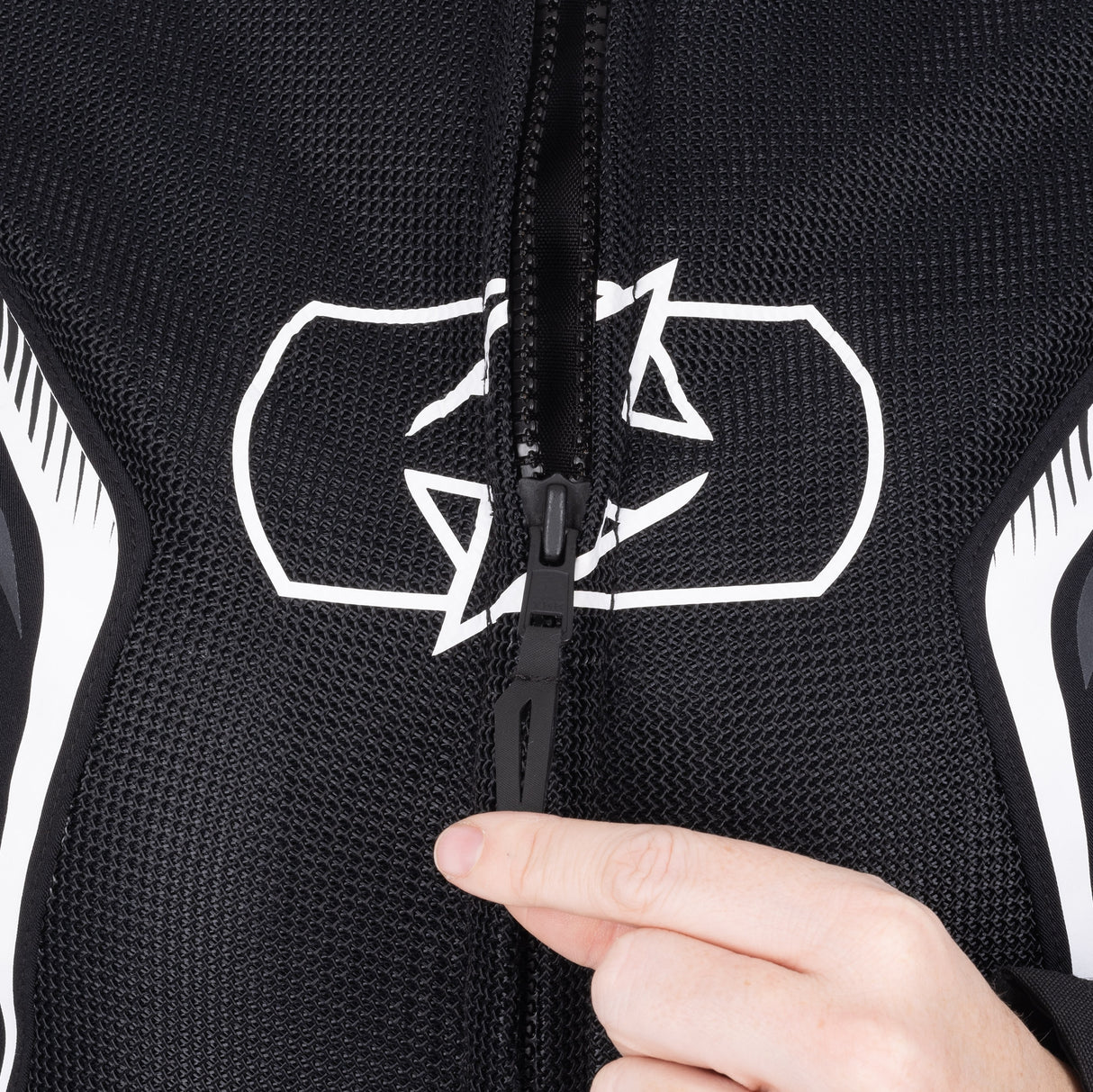 Oxford Omega 1.0 Air Ladies Motorcycle Mesh Jacket - Black/White