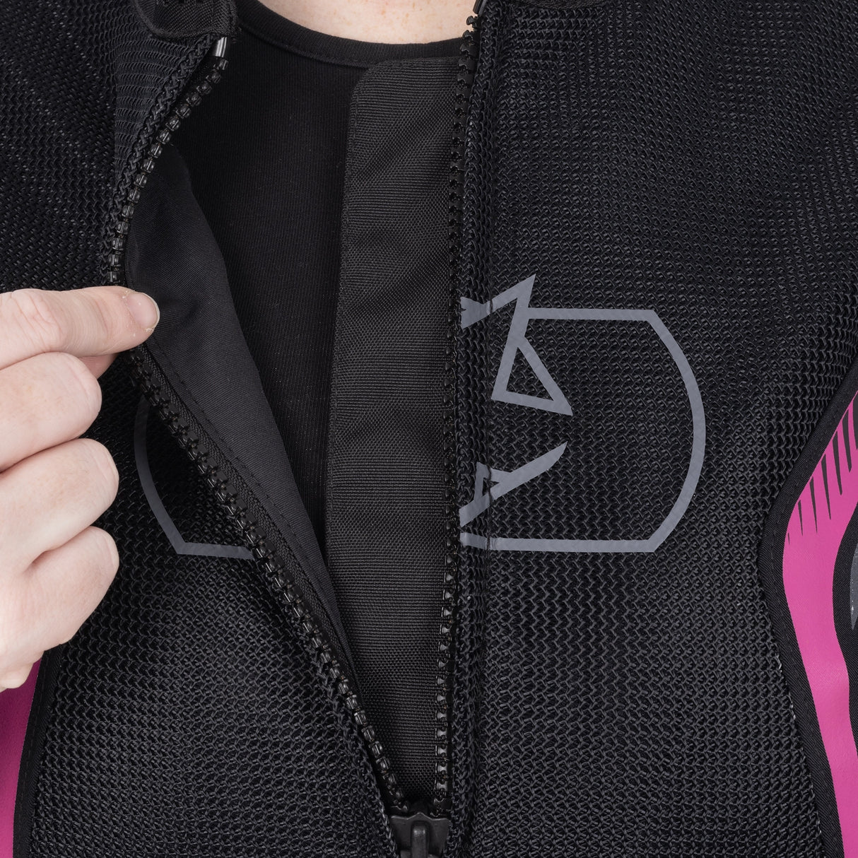 Oxford Omega 1.0 Air Ladies Motorcycle Mesh Jacket - Camo/Pink