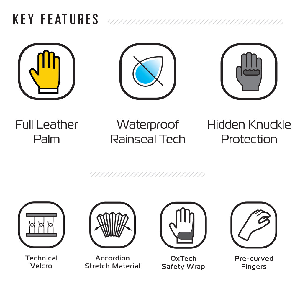 Oxford Toronto 1.0 Men's Gloves Waterproof Stealth Black