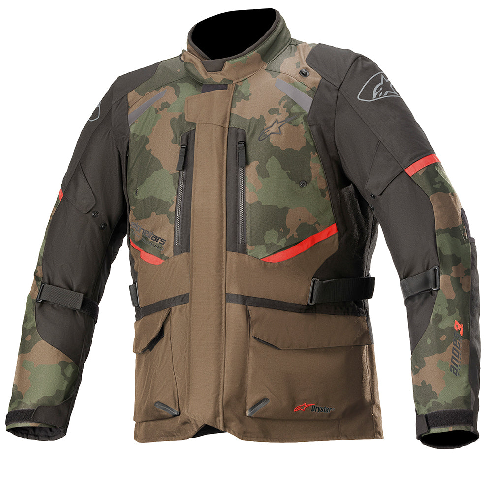 Alpinestars Andes V3 Drystar Men's Jacket Dark Khaki Camo