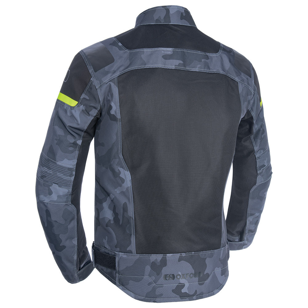 Oxford Dakar Dry2Dry Air Men's Motorcycle Armoured Jacket Grey Camo