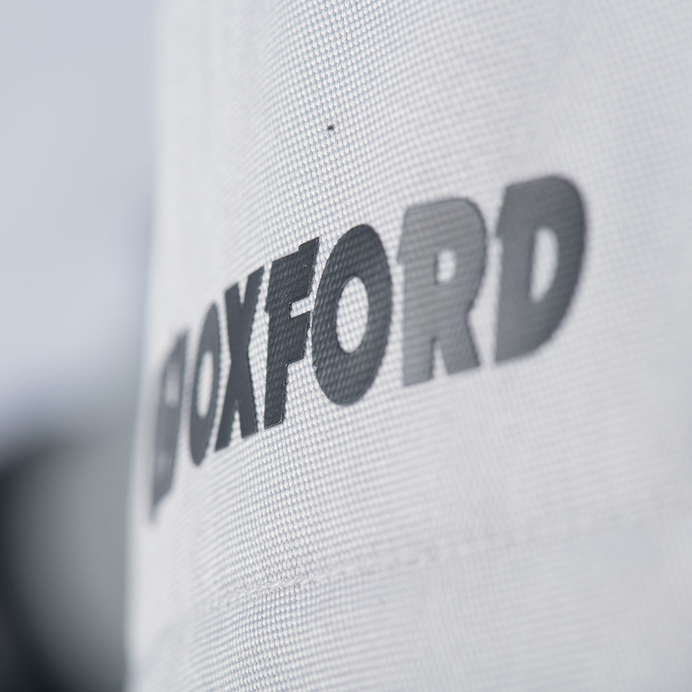 Oxford Dakar Dry2Dry Air Men's Motorcycle Armoured Jacket Silver/Blue/Fluo