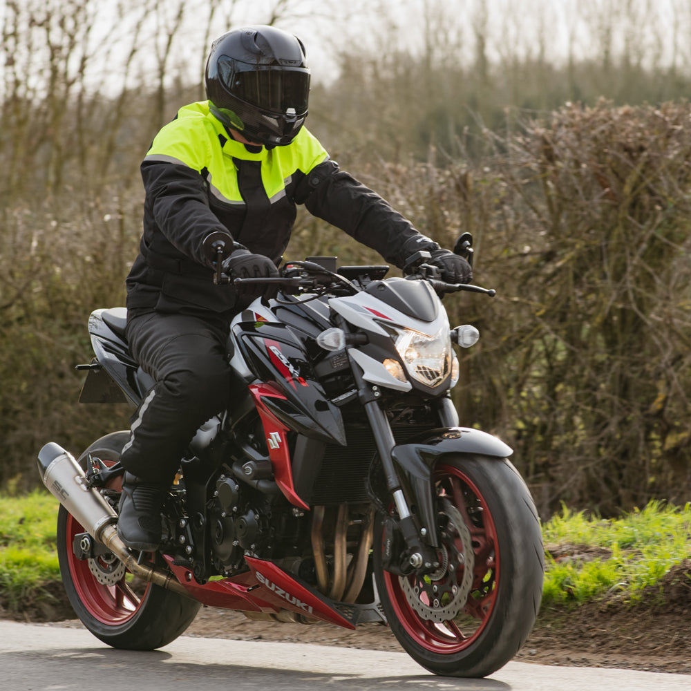 Spartan Long Waterproof Men's Jacket Black/Fluo