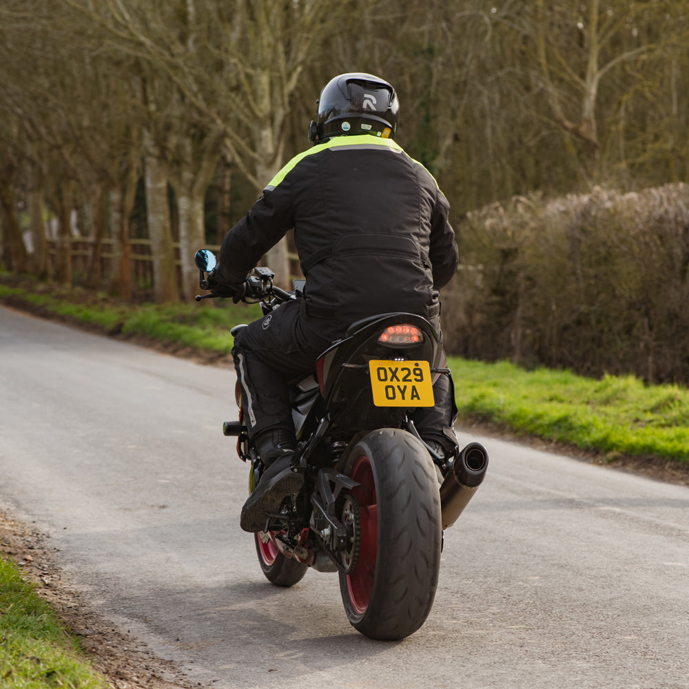 Spartan Long Waterproof Men's Jacket Black/Fluo