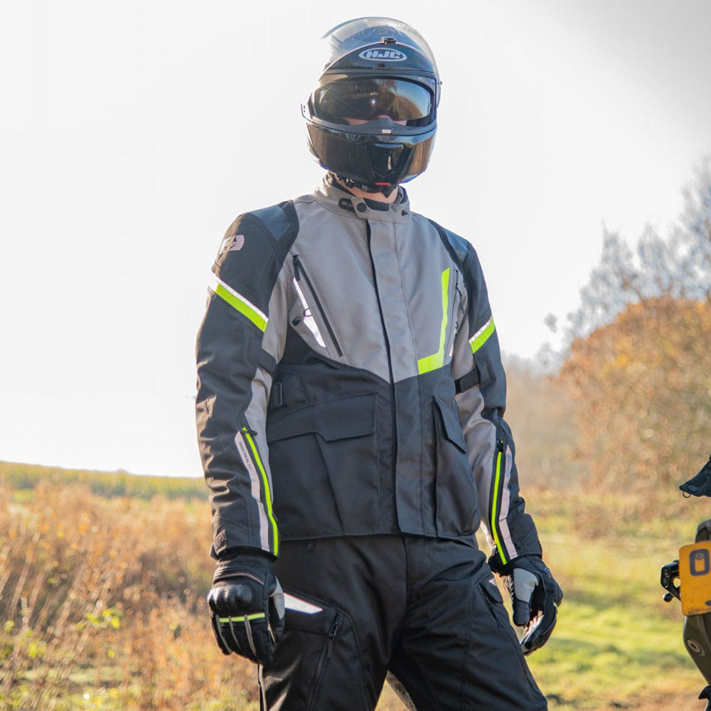 Oxford Montreal 4.0 Men's Dry2Dry Jacket Black Grey & Fluo