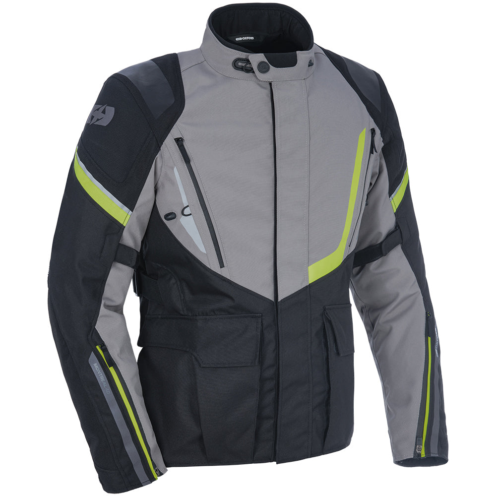Oxford Montreal 4.0 Men's Dry2Dry Jacket Black Grey & Fluo