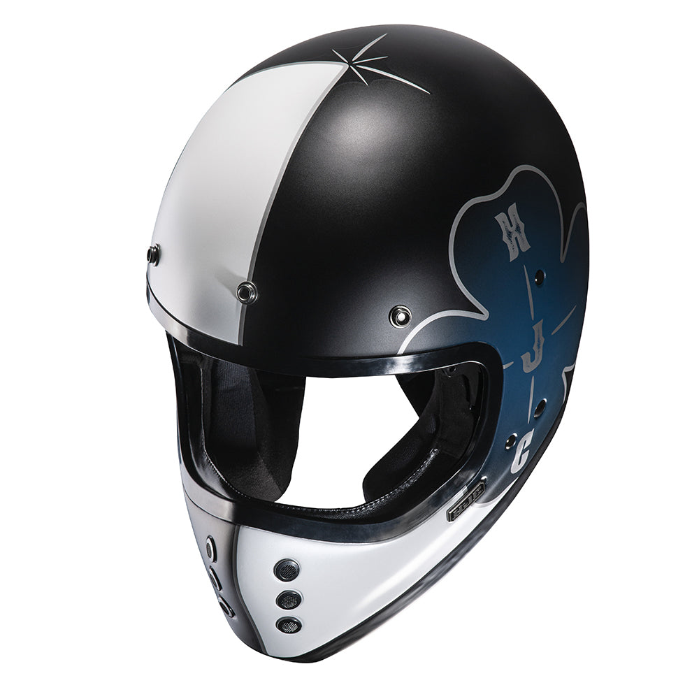 HJC V60 Ofera MC4 Green Motorcycle Helmet