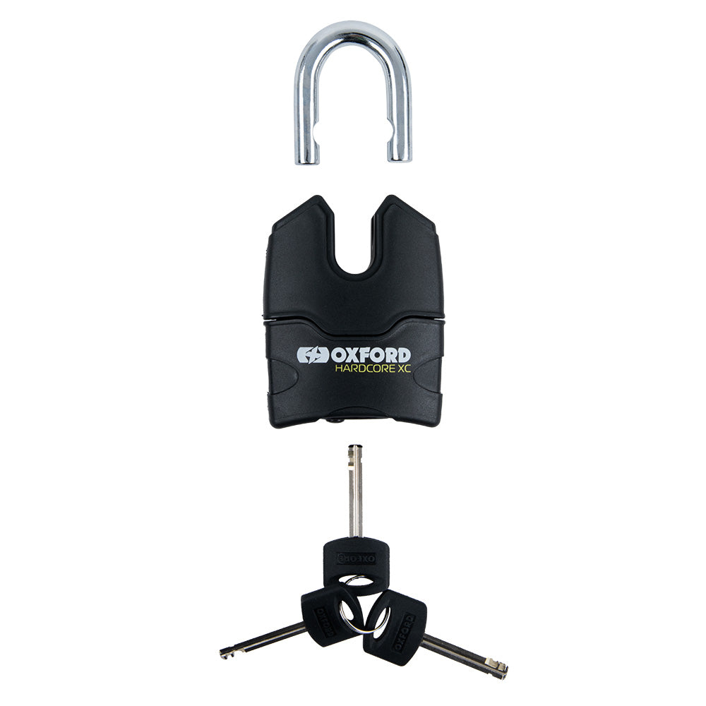 Oxford HardcoreXC13 Lock 11mm Motorcycle Padlock Black