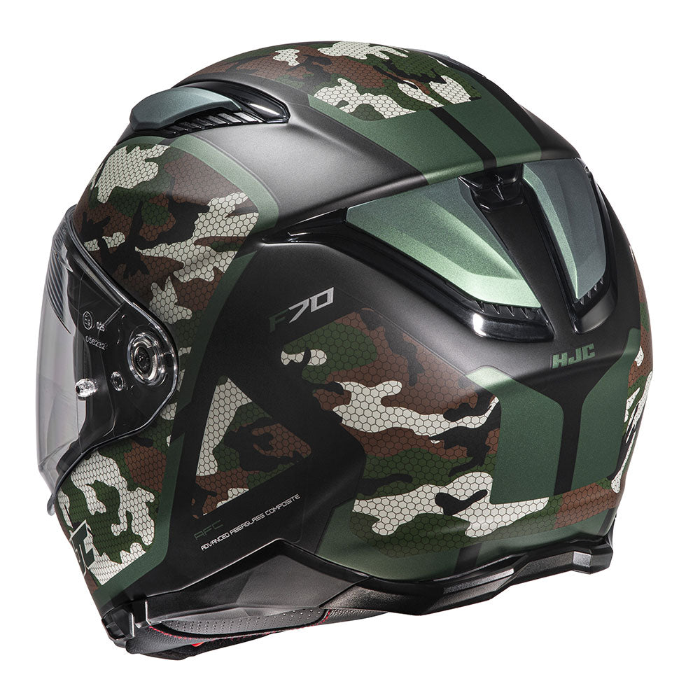 HJC F70 Katra MC10SF White Motorcycle Helmet