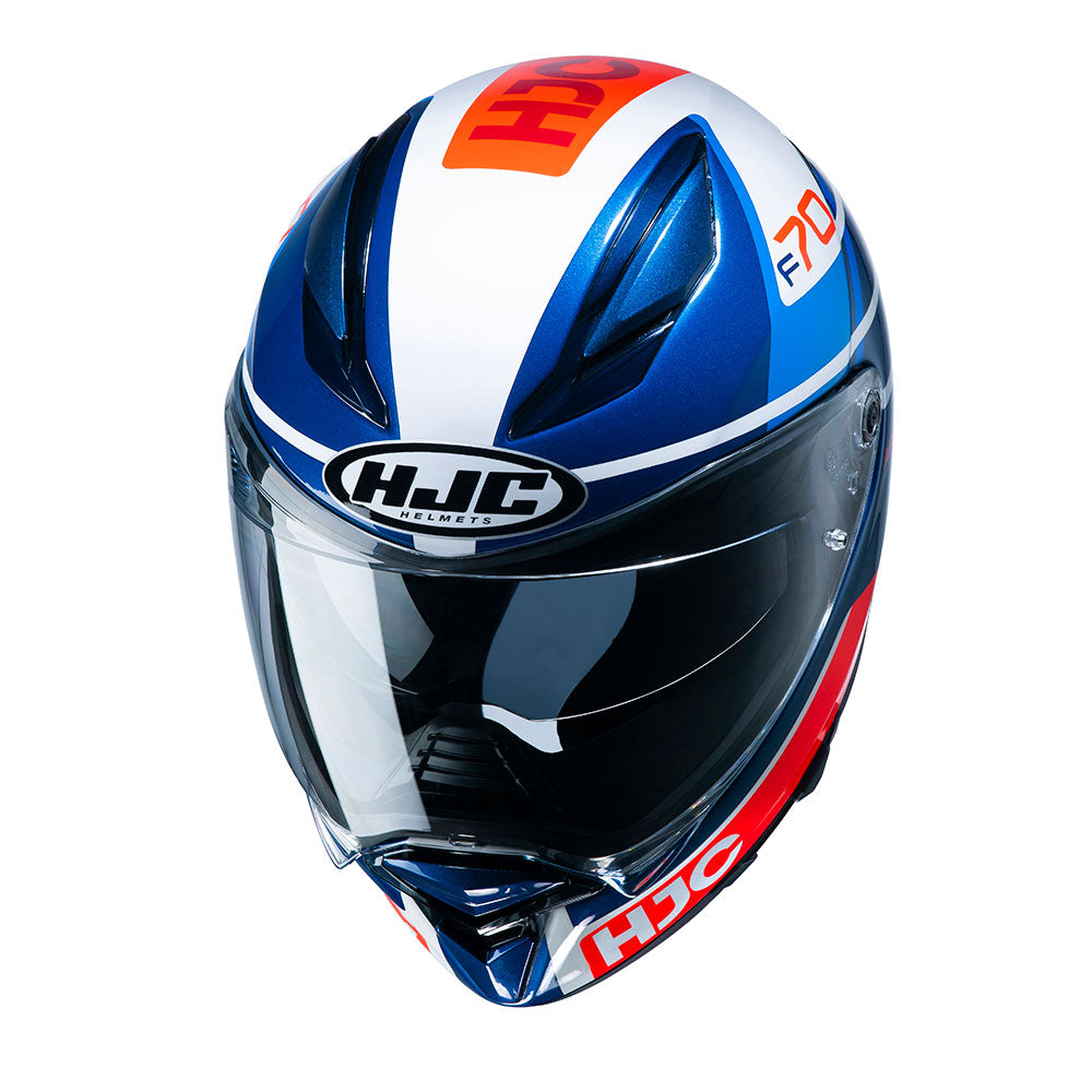 HJC F70 Tino MC21 Blue Red White Motorcycle Helmet