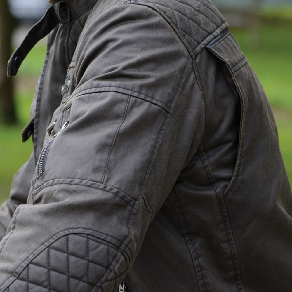 Oxford Hardy Wax Men's Jacket Olive Green