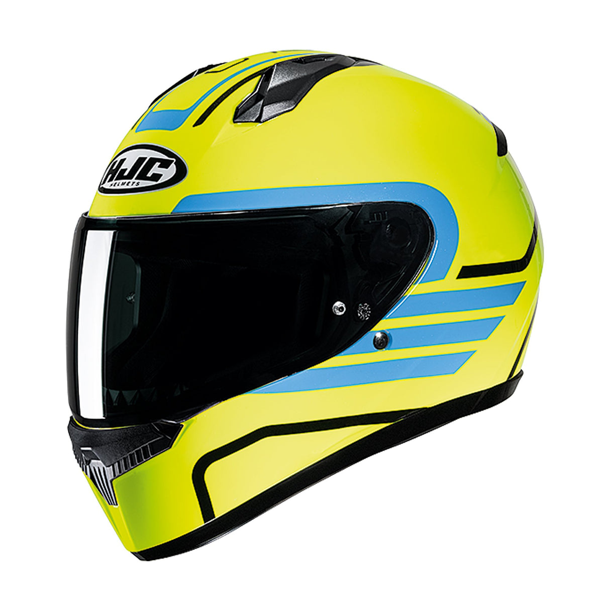 HJC C10 Lito MC3H Yellow Motorcycle Helmet