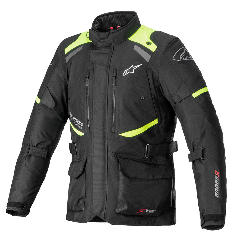 Alpinestars Andes V3 Drystar Men's Jacket Black Yellow Fluo
