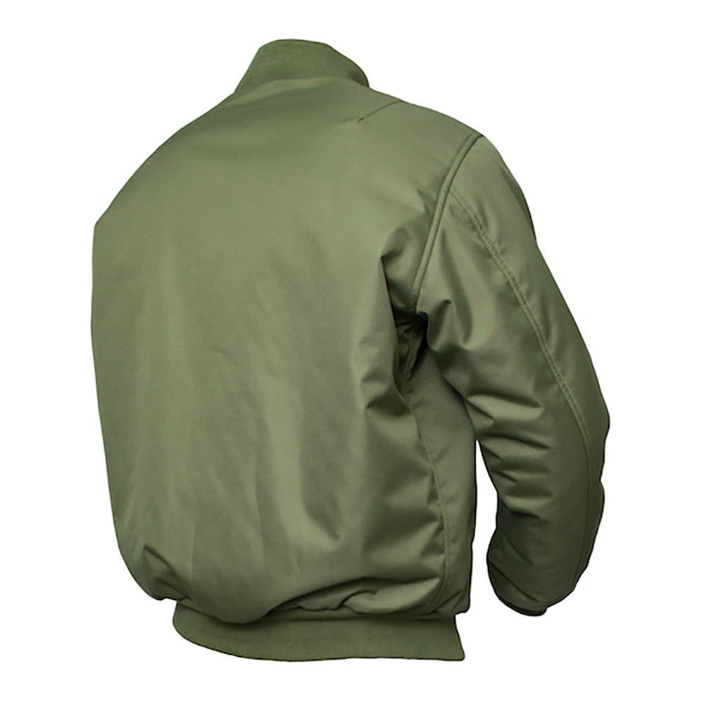 ARMR Bomber Aramid Men's Motorcycle Jacket Waterproof Olive Green