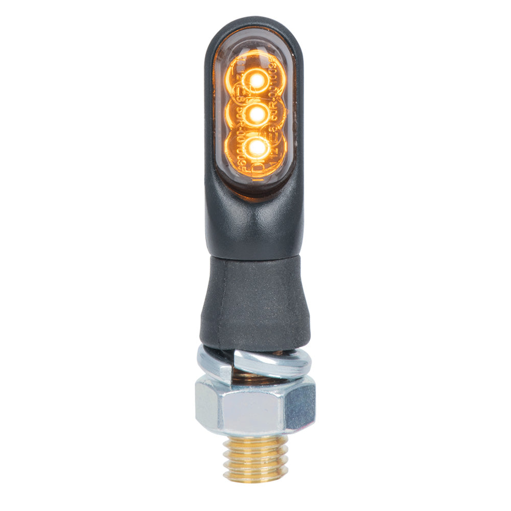 Ajs 250 Oxford Universal Atom Mini LED Motorcycle Motorbike Indicators E-Marked Smoked Pair EL350