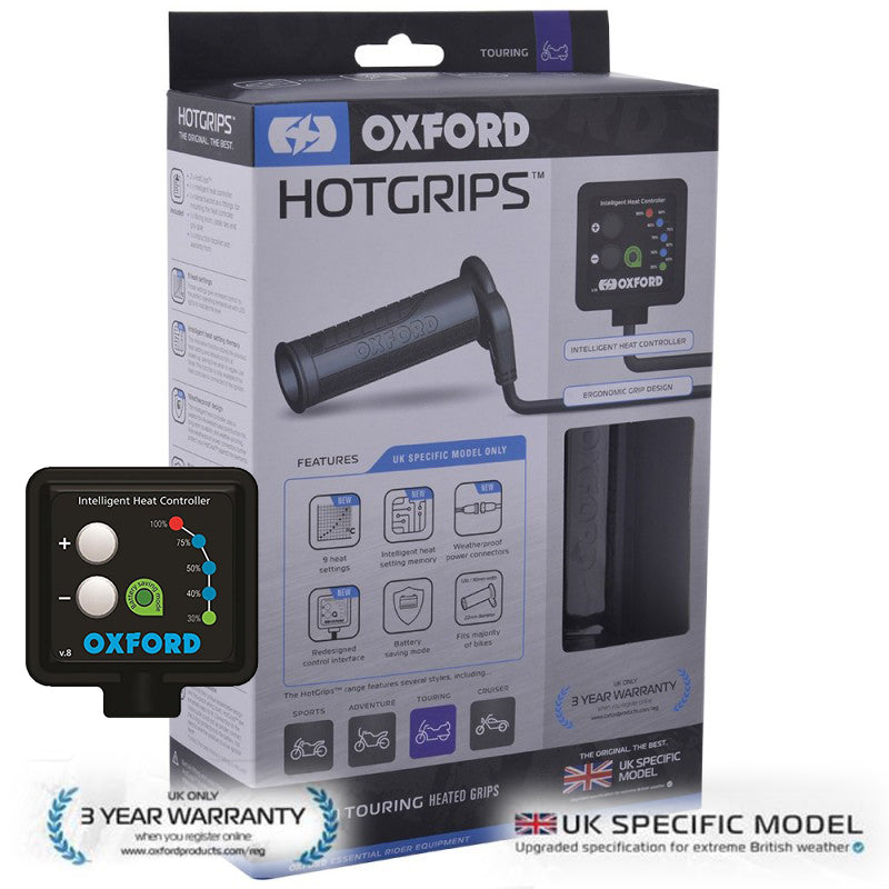 Suzuki Gs500 Oxford EL691UK Touring Heated Grips Hotgrips Motorcycle Motorbike Bike UK Spec