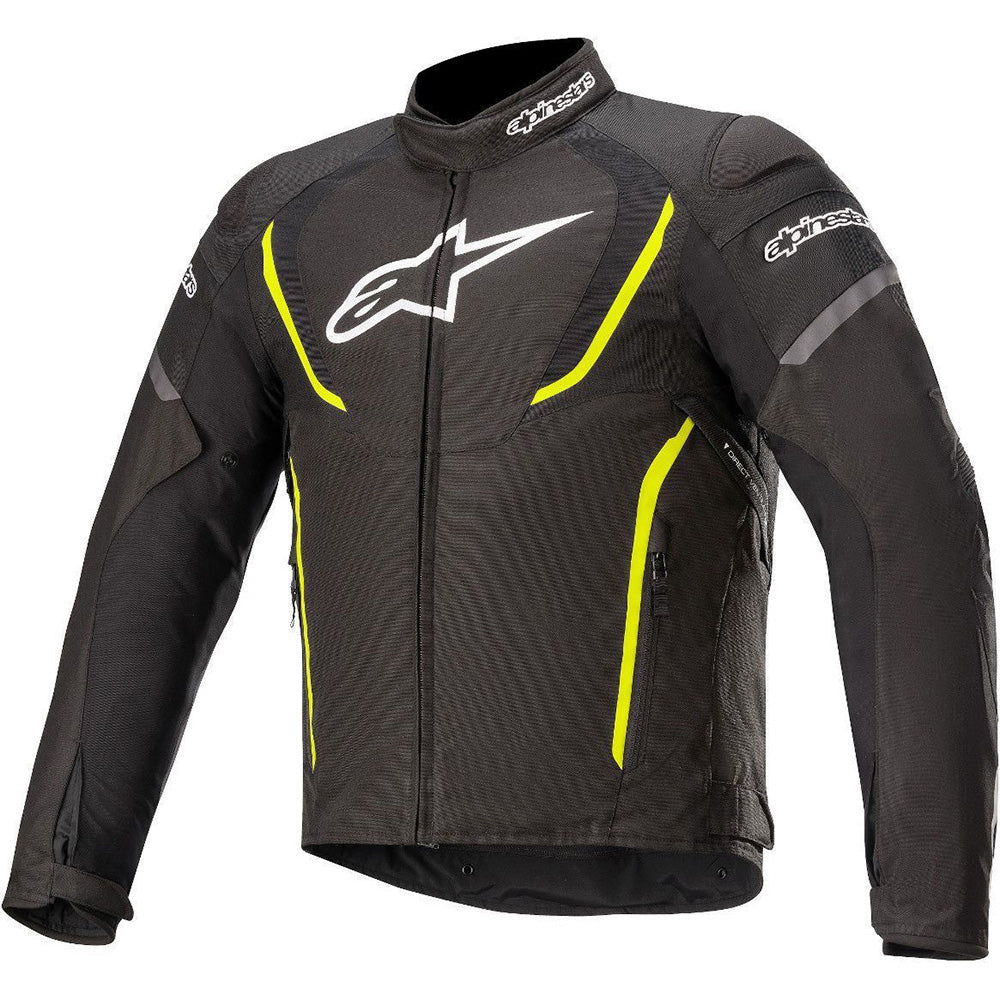Alpinestars T-Jaws v3 Men's Waterproof Jacket Black Yellow Fluo