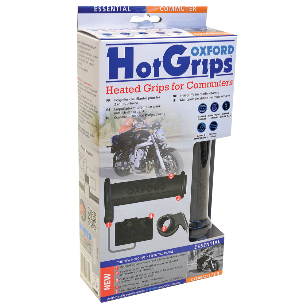 Gilera Nexus 250 Oxford OF771 Motorcycle Motorbike Hotgrips Essential Commuter Heated Handlebar Grips