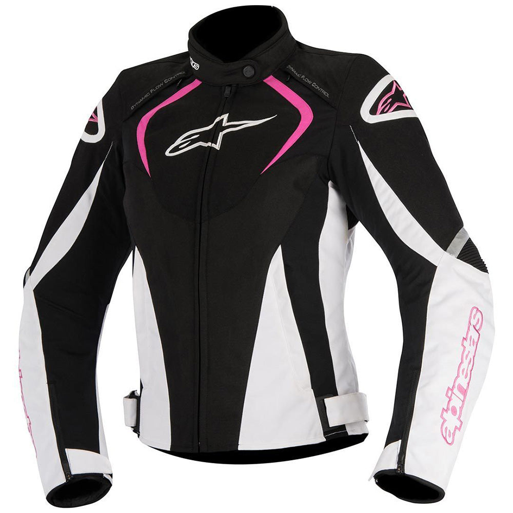Alpinestars Stella T-Jaws V3 Women's Waterproof Jacket Black White & Fuchsia