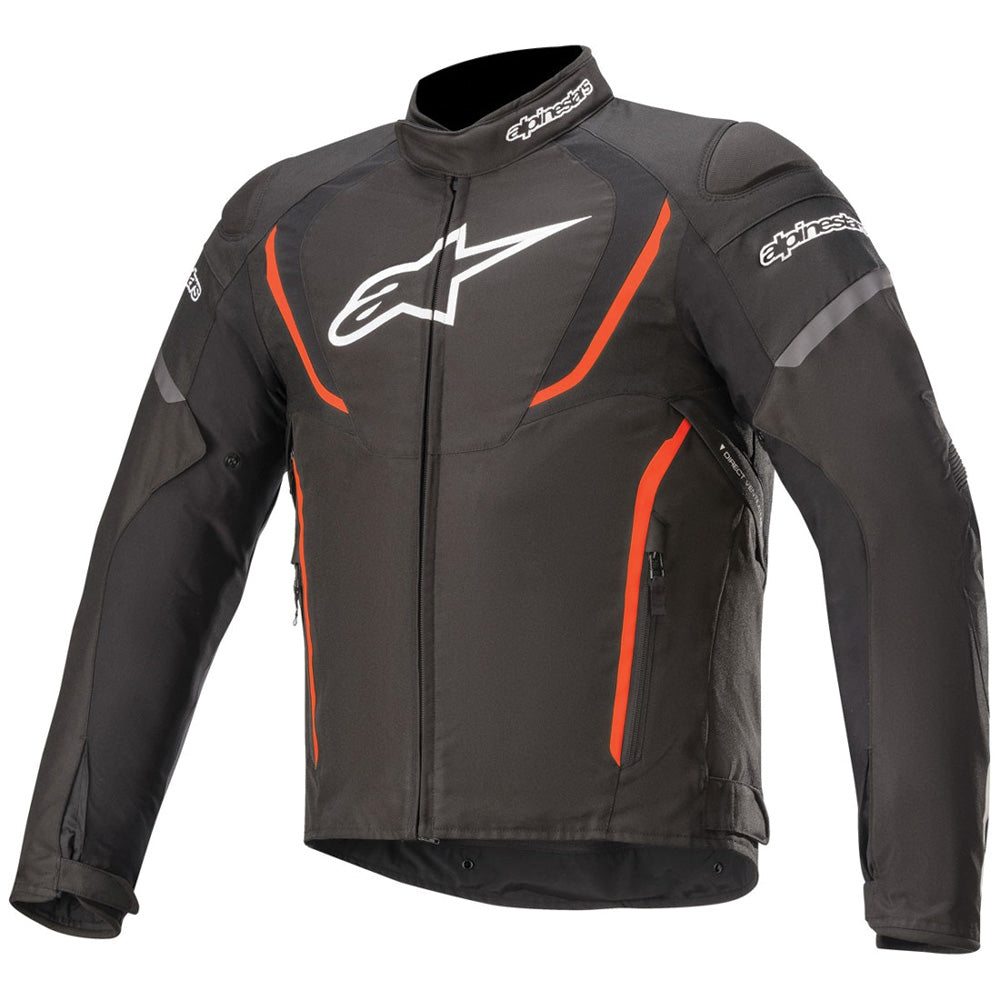 Alpinestars T-Jaws V3 Men's Waterproof Jacket Black & Red Fluo