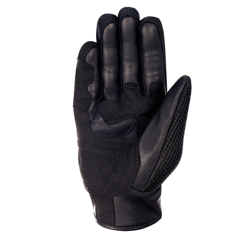 Oxford Brisbane Air Men's Motorcycle Gloves Charcoal / Black / Hi-Vis Yellow