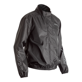RST Lightweight Motorcycle Rain Waterproof Over Jacket - Black