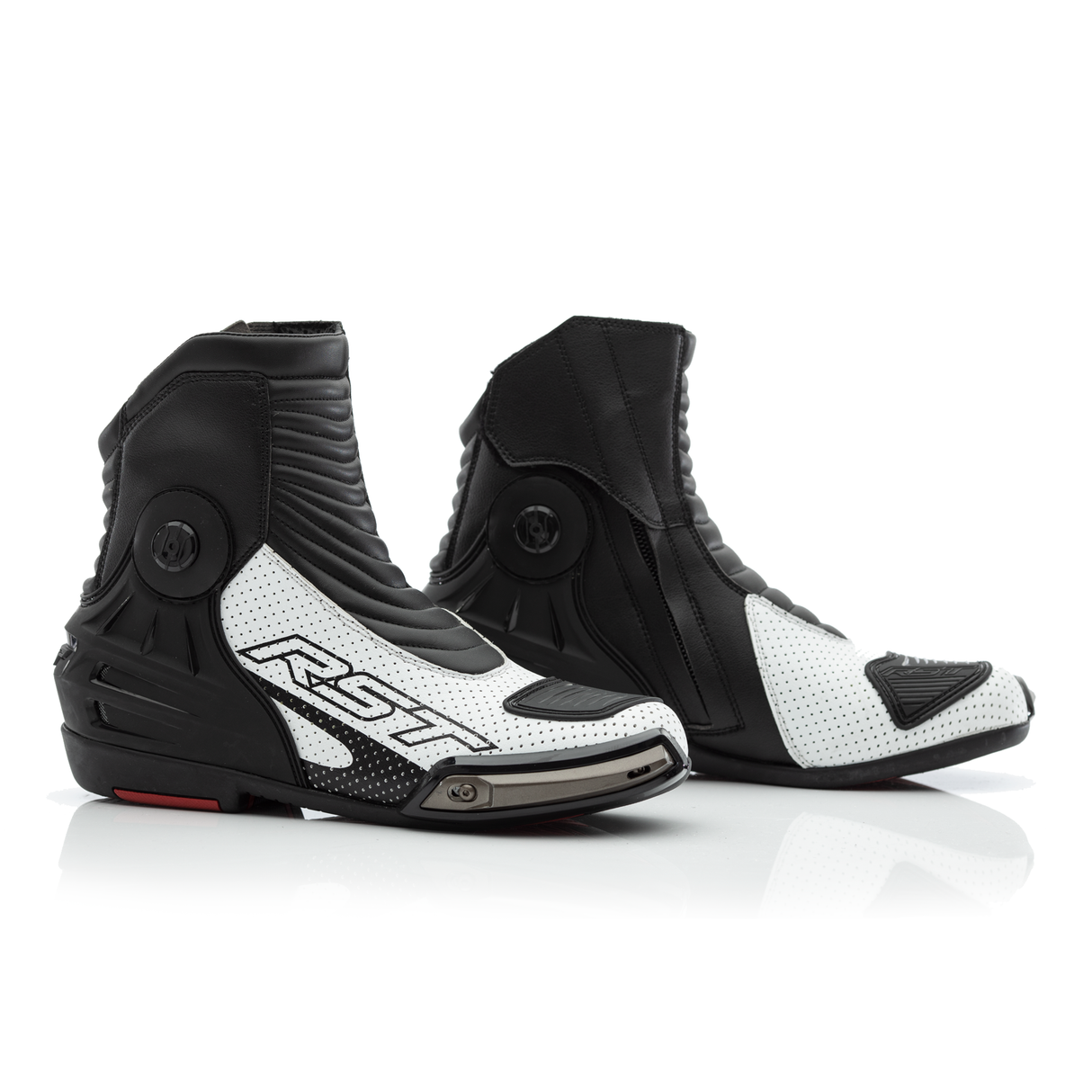 RST Tractech Evo 3 Short CE Mens Motorcycle Boots Black/White